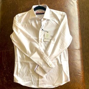 NWT Robert Graham Youth Dress Shirt
